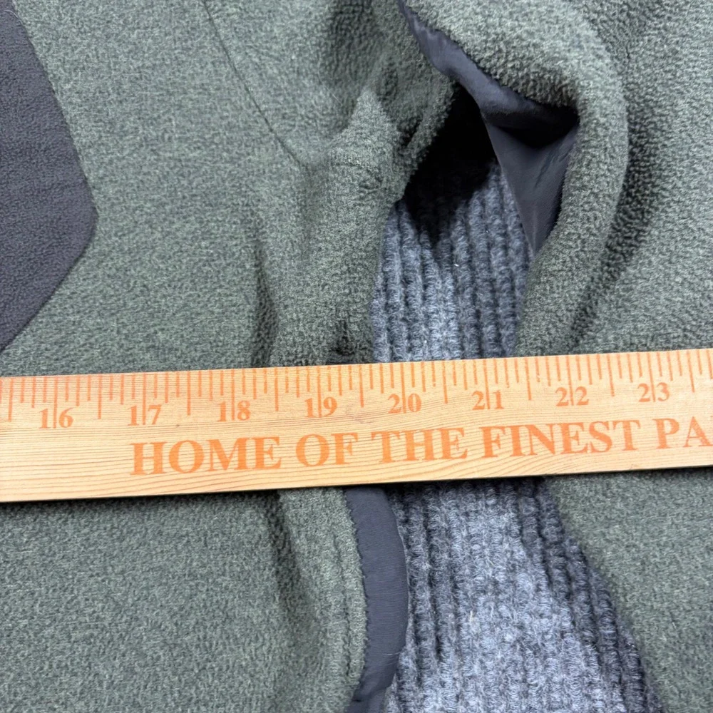 The North Face Pullover Mens M TKA 200 Fleece 1/4 Zip Jacket Green